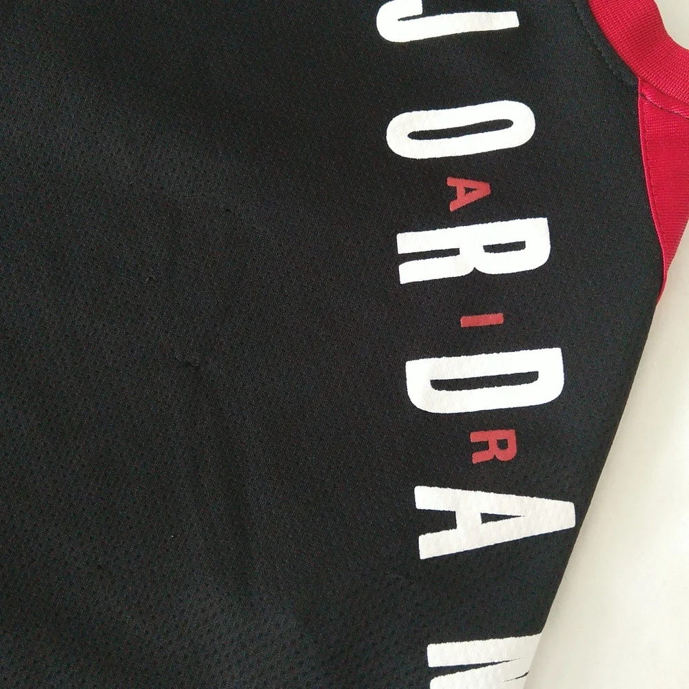 JORDAN A I R - black , red ,& white boys matching active, sports sets size 4 . - Picture 5 of 14